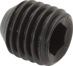 Holo-Krome - 5/16-24 UNF, 5/16" OAL, Cup Point Set Screw - Grade 8 Alloy Steel, 5/32" Key - Industrial Tool & Supply