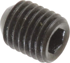 Holo-Krome - 5/16-24 UNF, 3/8" OAL, Cup Point Set Screw - Grade 8 Alloy Steel, 5/32" Key - Industrial Tool & Supply
