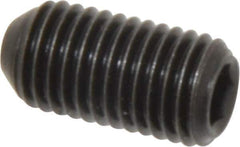 Holo-Krome - 5/16-24 UNF, 5/8" OAL, Cup Point Set Screw - Grade 8 Alloy Steel, 5/32" Key - Industrial Tool & Supply