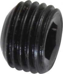 Holo-Krome - 3/8-24 UNF, 1/4" OAL, Cup Point Set Screw - Grade 8 Alloy Steel, 3/16" Key - Industrial Tool & Supply