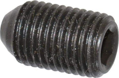 Holo-Krome - 3/8-24 UNF, 5/8" OAL, Cup Point Set Screw - Grade 8 Alloy Steel, 3/16" Key - Industrial Tool & Supply