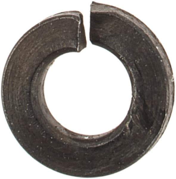 Value Collection - #2, 0.088" ID, 0.027" Thick Split Lock Washer - Grade 2 Spring Steel, Uncoated, 0.088" Min ID, 0.094" Max ID, 0.208" Max OD - Industrial Tool & Supply