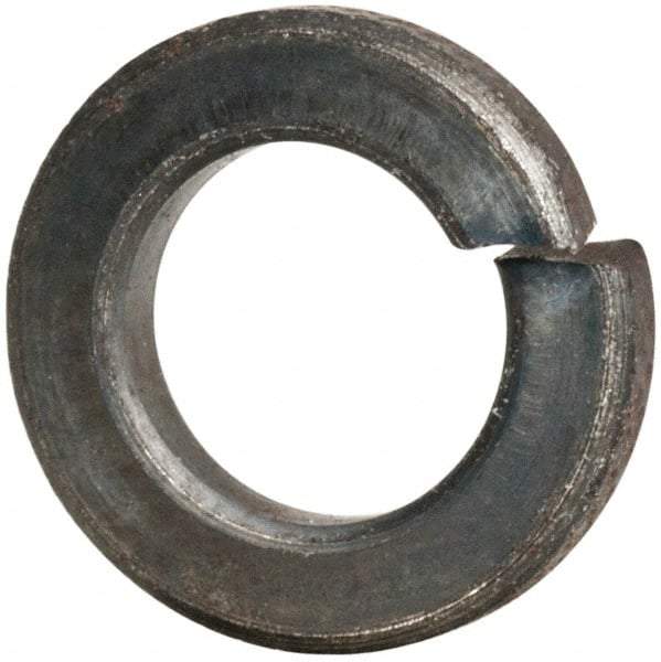 Value Collection - #10, 0.193" ID, 0.056" Thick Split Lock Washer - Grade 2 Spring Steel, Uncoated, 0.193" Min ID, 0.2" Max ID, 0.35" Max OD - Industrial Tool & Supply