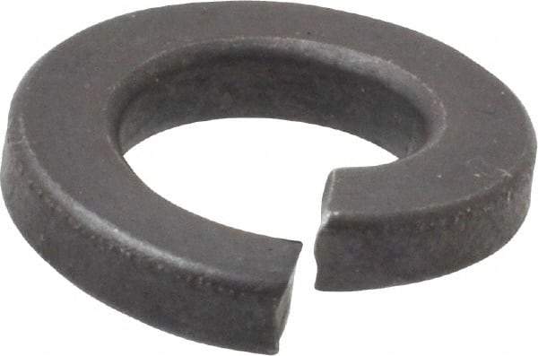 Value Collection - 3/8", 0.377" ID, 0.115" Thick Split Lock Washer - Grade 2 Spring Steel, Uncoated, 0.377" Min ID, 0.385" Max ID, 0.688" Max OD - Industrial Tool & Supply