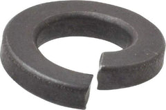 Value Collection - 3/8", 0.377" ID, 0.115" Thick Split Lock Washer - Grade 2 Spring Steel, Uncoated, 0.377" Min ID, 0.385" Max ID, 0.688" Max OD - Industrial Tool & Supply