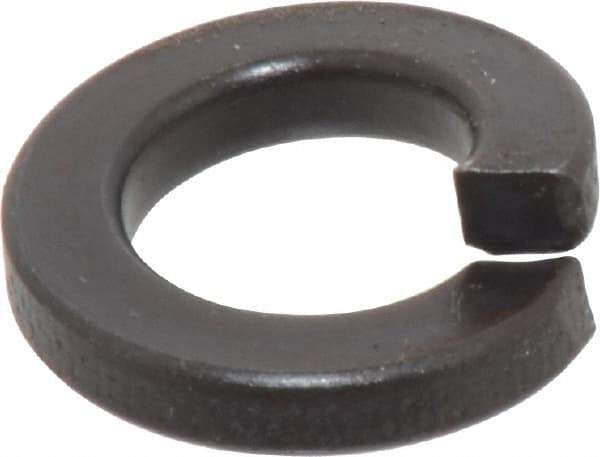 Value Collection - 1/2", 0.502" ID, 0.151" Thick Split Lock Washer - Grade 2 Spring Steel, Uncoated, 0.502" Min ID, 0.512" Max ID, 0.879" Max OD - Industrial Tool & Supply