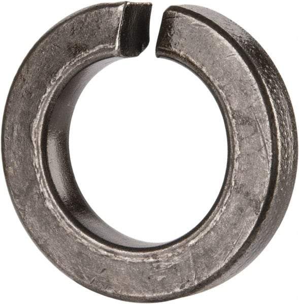 Value Collection - 1-1/8", 1.129" ID, 0.345" Thick Split Lock Washer - Grade 8 Spring Steel, Uncoated, 1.129" Min ID, 1.153" Max ID, 1.903" Max OD - Industrial Tool & Supply