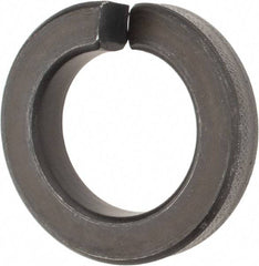 Value Collection - 1-3/8", 1.379" ID, 0.422" Thick Split Lock Washer - Grade 8 Spring Steel, Uncoated, 1.379" Min ID, 1.408" Max ID, 2.301" Max OD - Industrial Tool & Supply