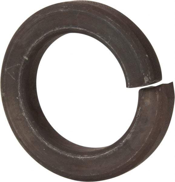 Value Collection - 2", 2.008" ID, 0.496" Thick Split Lock Washer - Grade 8 Spring Steel, Uncoated, 2.008" Min ID, 2.039" Max ID, 3.144" Max OD - Industrial Tool & Supply