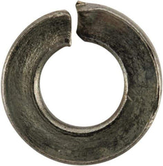 Value Collection - #3, 0.101" ID, 0.034" Thick Split Lock Washer - Grade 2 Spring Steel, Zinc-Plated Finish, 0.101" Min ID, 0.107" Max ID, 0.239" Max OD - Industrial Tool & Supply