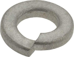 Value Collection - 5/16", 0.314" ID, 0.097" Thick Split Lock Washer - Grade 2 Spring Steel, Zinc-Plated Finish, 0.314" Min ID, 0.322" Max ID, 0.593" Max OD - Industrial Tool & Supply