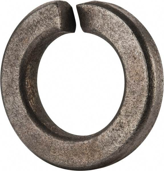 Value Collection - 3/4", 0.753" ID, 0.226" Thick Split Lock Washer - Grade 2 Spring Steel, Zinc-Plated Finish, 0.753" Min ID, 0.766" Max ID, 1.285" Max OD - Industrial Tool & Supply