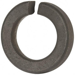 Value Collection - 1-3/8", 1.379" ID, 0.422" Thick Split Lock Washer - Grade 8 Spring Steel, Zinc-Plated Finish, 1.379" Min ID, 1.408" Max ID, 2.301" Max OD - Industrial Tool & Supply
