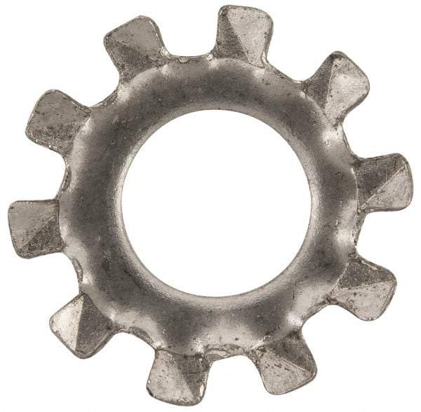 Value Collection - 5/16" Screw, 0.326" ID, Stainless Steel External Tooth Lock Washer - 0.601" OD, Uncoated, Grade 18-8 - Industrial Tool & Supply