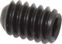 Holo-Krome - 1/4-20 UNC, 3/8" OAL, Cup Point Set Screw - Grade 8 Alloy Steel, 1/8" Key - Industrial Tool & Supply