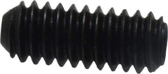 Holo-Krome - 1/4-20 UNC, 5/8" OAL, Cup Point Set Screw - Grade 8 Alloy Steel, 1/8" Key - Industrial Tool & Supply