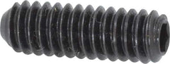 Holo-Krome - 1/4-20 UNC, 3/4" OAL, Cup Point Set Screw - Grade 8 Alloy Steel, 1/8" Key - Industrial Tool & Supply