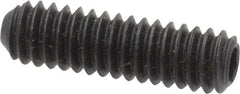 Holo-Krome - 1/4-20 UNC, 7/8" OAL, Cup Point Set Screw - Grade 8 Alloy Steel, 1/8" Key - Industrial Tool & Supply