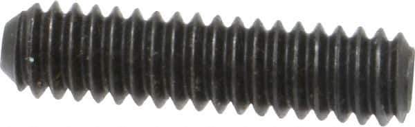 Holo-Krome - 1/4-20 UNC, 1" OAL, Cup Point Set Screw - Grade 8 Alloy Steel, 1/8" Key - Industrial Tool & Supply