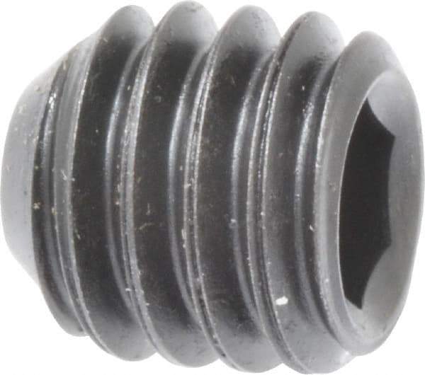 Holo-Krome - 5/16-18 UNC, 5/16" OAL, Cup Point Set Screw - Grade 8 Alloy Steel, 5/32" Key - Industrial Tool & Supply