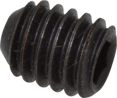 Holo-Krome - 5/16-18 UNC, 3/8" OAL, Cup Point Set Screw - Grade 8 Alloy Steel, 5/32" Key - Industrial Tool & Supply
