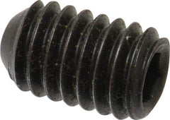 Holo-Krome - 5/16-18 UNC, 1/2" OAL, Cup Point Set Screw - Grade 8 Alloy Steel, 5/32" Key - Industrial Tool & Supply