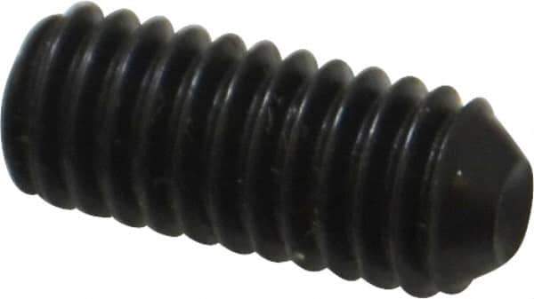 Holo-Krome - 5/16-18 UNC, 3/4" OAL, Cup Point Set Screw - Grade 8 Alloy Steel, 5/32" Key - Industrial Tool & Supply