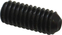 Holo-Krome - 5/16-18 UNC, 3/4" OAL, Cup Point Set Screw - Grade 8 Alloy Steel, 5/32" Key - Industrial Tool & Supply