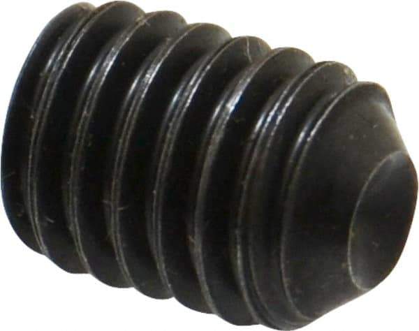 Holo-Krome - 3/8-16 UNC, 1/2" OAL, Cup Point Set Screw - Grade 8 Alloy Steel, 3/16" Key - Industrial Tool & Supply