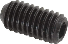 Holo-Krome - 3/8-16 UNC, 3/4" OAL, Cup Point Set Screw - Grade 8 Alloy Steel, 3/16" Key - Industrial Tool & Supply