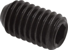 Holo-Krome - 7/16-14 UNC, 3/4" OAL, Cup Point Set Screw - Grade 8 Alloy Steel, 7/32" Key - Industrial Tool & Supply