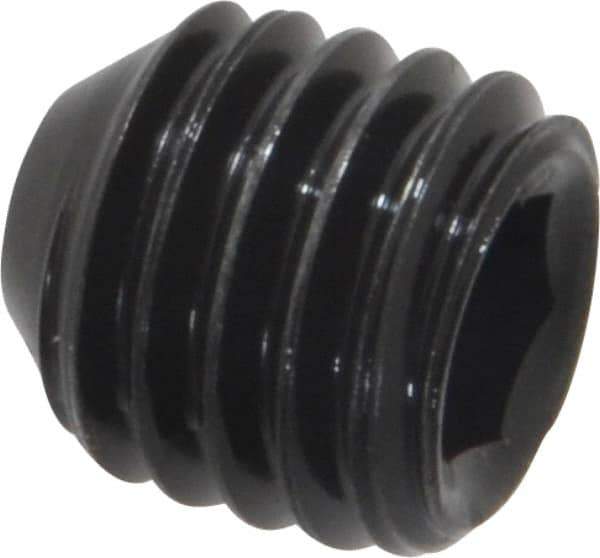 Holo-Krome - 1/2-13 UNC, 1/2" OAL, Cup Point Set Screw - Grade 8 Alloy Steel, 1/4" Key - Industrial Tool & Supply