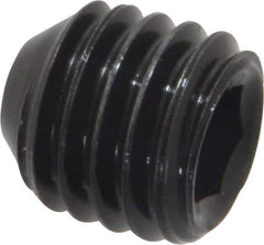 Holo-Krome - 1/2-13 UNC, 1/2" OAL, Cup Point Set Screw - Grade 8 Alloy Steel, 1/4" Key - Industrial Tool & Supply