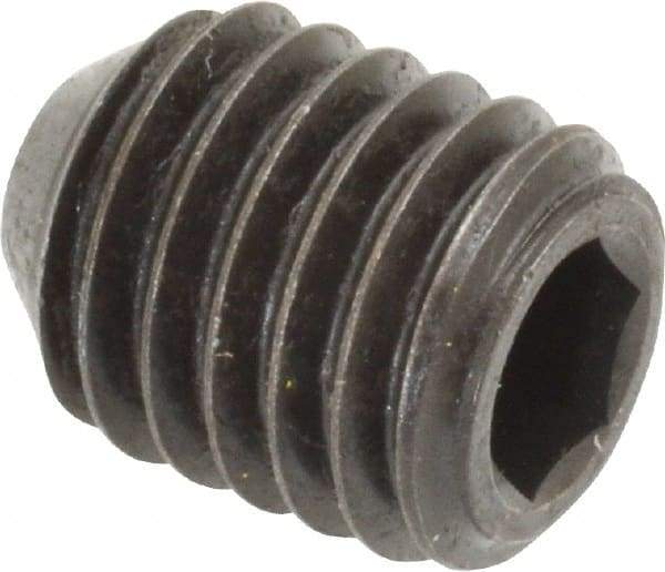 Holo-Krome - 1/2-13 UNC, 5/8" OAL, Cup Point Set Screw - Grade 8 Alloy Steel, 1/4" Key - Industrial Tool & Supply