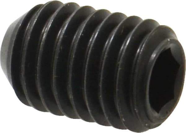Holo-Krome - 1/2-13 UNC, 3/4" OAL, Cup Point Set Screw - Grade 8 Alloy Steel, 1/4" Key - Industrial Tool & Supply