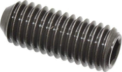 Holo-Krome - 1/2-13 UNC, 1-1/4" OAL, Cup Point Set Screw - Grade 8 Alloy Steel, 1/4" Key - Industrial Tool & Supply