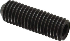 Holo-Krome - 1/2-13 UNC, 1-1/2" OAL, Cup Point Set Screw - Grade 8 Alloy Steel, 1/4" Key - Industrial Tool & Supply