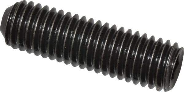 Holo-Krome - 1/2-13 UNC, 1-3/4" OAL, Cup Point Set Screw - Grade 8 Alloy Steel, 1/4" Key - Industrial Tool & Supply