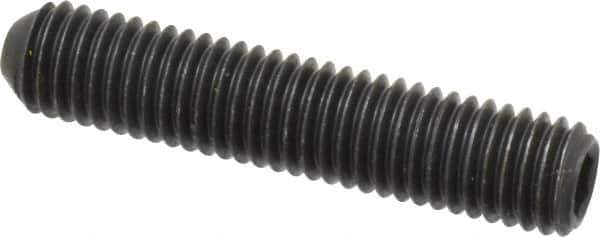 Holo-Krome - 1/2-13 UNC, 2-1/2" OAL, Cup Point Set Screw - Grade 8 Alloy Steel, 1/4" Key - Industrial Tool & Supply