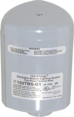 Edwards Signaling - Flashing and Steady, Stackable Tower Light Base Unit - 24 VDC, 1.75 Amp, IP54, IP65 Ingress Rating, 3R, 4X NEMA Rated, Pipe Mount - Industrial Tool & Supply