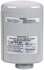 Edwards Signaling - Flashing and Steady, Stackable Tower Light Base Unit - 120 VAC, 0.60 Amp, IP54, IP65 Ingress Rating, 3R, 4X NEMA Rated, Pipe Mount - Industrial Tool & Supply