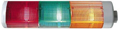 Edwards Signaling - Incandescent Lamp, Amber, Blue, Red, Steady, Preassembled Stackable Tower Light Module Unit - 120 VAC, 0.30 Amp, IP54, IP65 Ingress Rating, 3R, 4X NEMA Rated, Pipe Mount - Industrial Tool & Supply