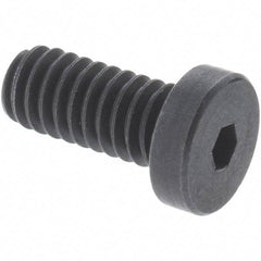 Unbrako - M12x1.75 Metric Coarse Hex Socket Drive, Low Socket Cap Screw - Grade 10.9 Alloy Steel, Black Oxide Finish, 25mm Length Under Head - Industrial Tool & Supply