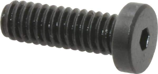 Holo-Krome - #8-32 UNC Hex Socket Drive, Low Socket Cap Screw - Alloy Steel, Black Oxide Finish, Fully Threaded, 1/2" Length Under Head - Industrial Tool & Supply