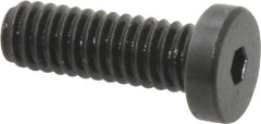 Holo-Krome - #8-32 UNC Hex Socket Drive, Low Socket Cap Screw - Alloy Steel, Black Oxide Finish, Fully Threaded, 1/2" Length Under Head - Industrial Tool & Supply