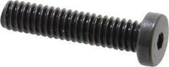 Holo-Krome - #8-32 UNC Hex Socket Drive, Low Socket Cap Screw - Alloy Steel, Black Oxide Finish, Fully Threaded, 3/4" Length Under Head - Industrial Tool & Supply
