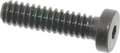 Holo-Krome - #10-24 UNC Hex Socket Drive, Low Socket Cap Screw - Alloy Steel, Black Oxide Finish, Fully Threaded, 3/4" Length Under Head - Industrial Tool & Supply