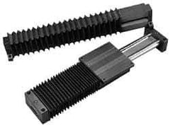 Made in USA - Protective Guide Rail Bellows Covers - For Use with Thomson AccuGlide Rail - Industrial Tool & Supply