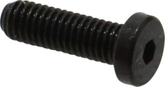 Holo-Krome - #10-32 UNF Hex Socket Drive, Low Socket Cap Screw - Alloy Steel, Black Oxide Finish, Fully Threaded, 5/8" Length Under Head - Industrial Tool & Supply