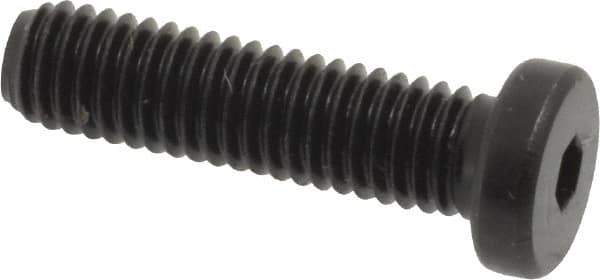 Holo-Krome - #10-32 UNF Hex Socket Drive, Low Socket Cap Screw - Alloy Steel, Black Oxide Finish, Fully Threaded, 3/4" Length Under Head - Industrial Tool & Supply